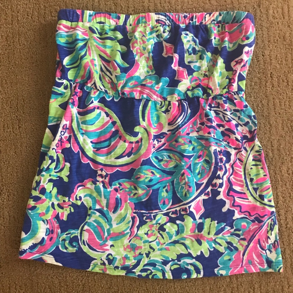 Lilly Pulitzer Strapless Top